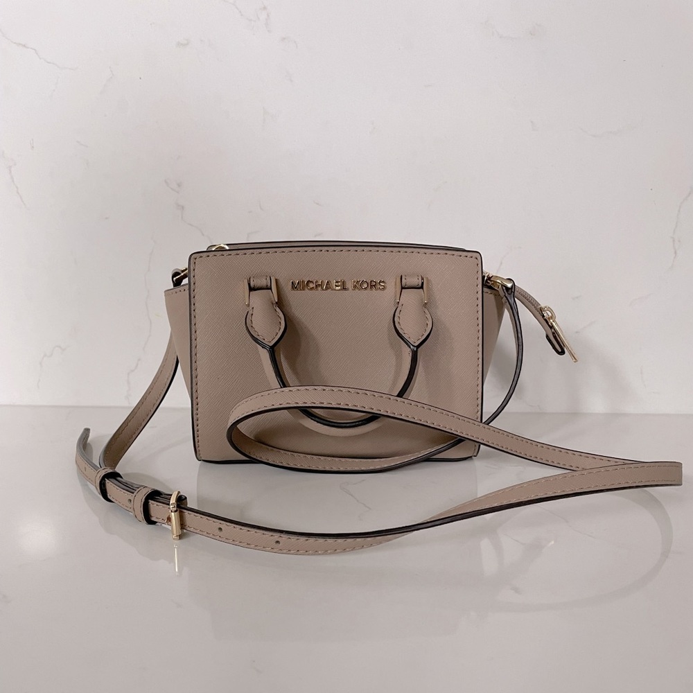 Michael Kors "Selma" mini messenger bag